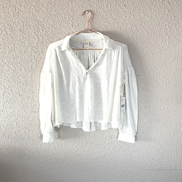Free People Rush Hour Button Henley Top - Picture 6 of 6